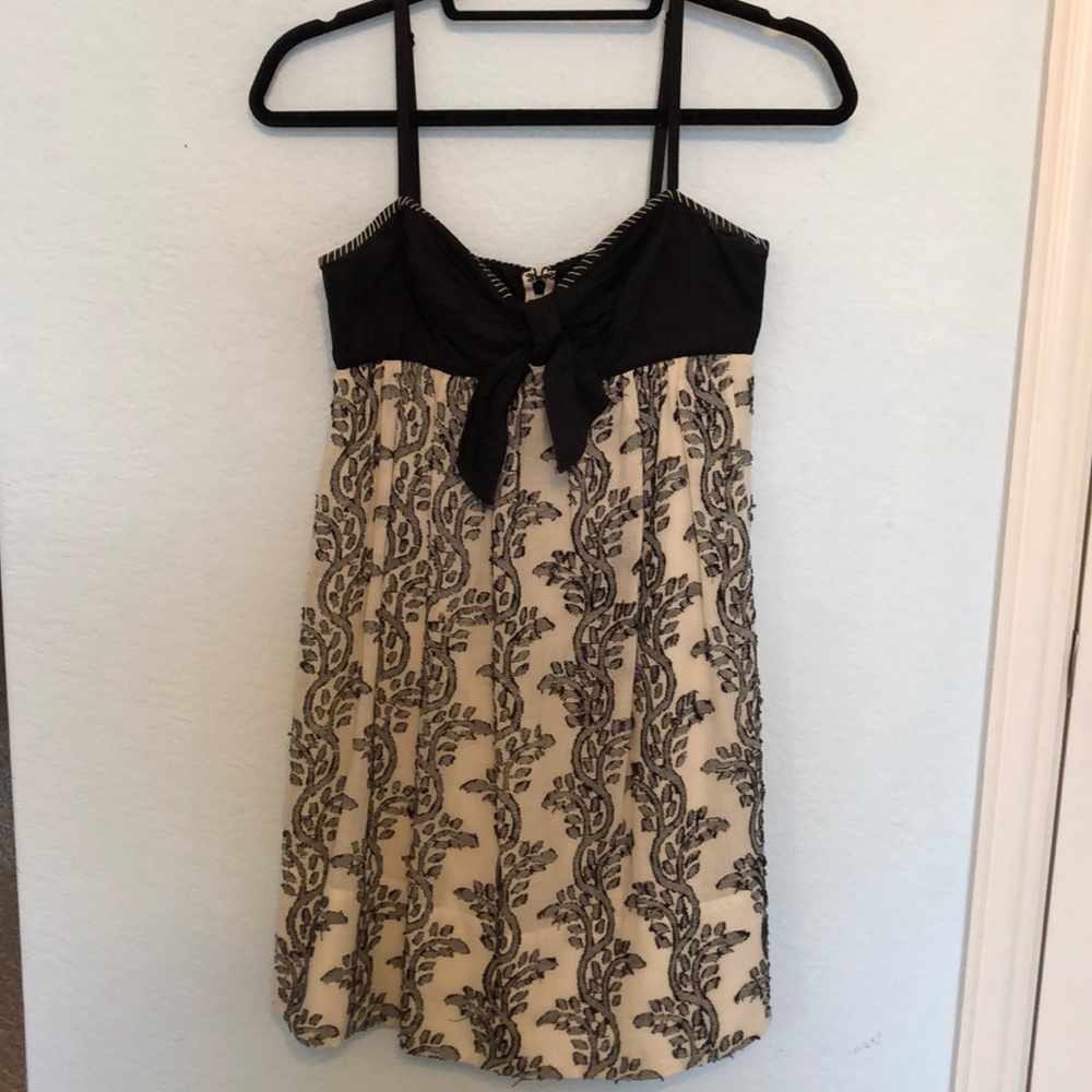 BCBG Maxazria Black and White Mini Dress